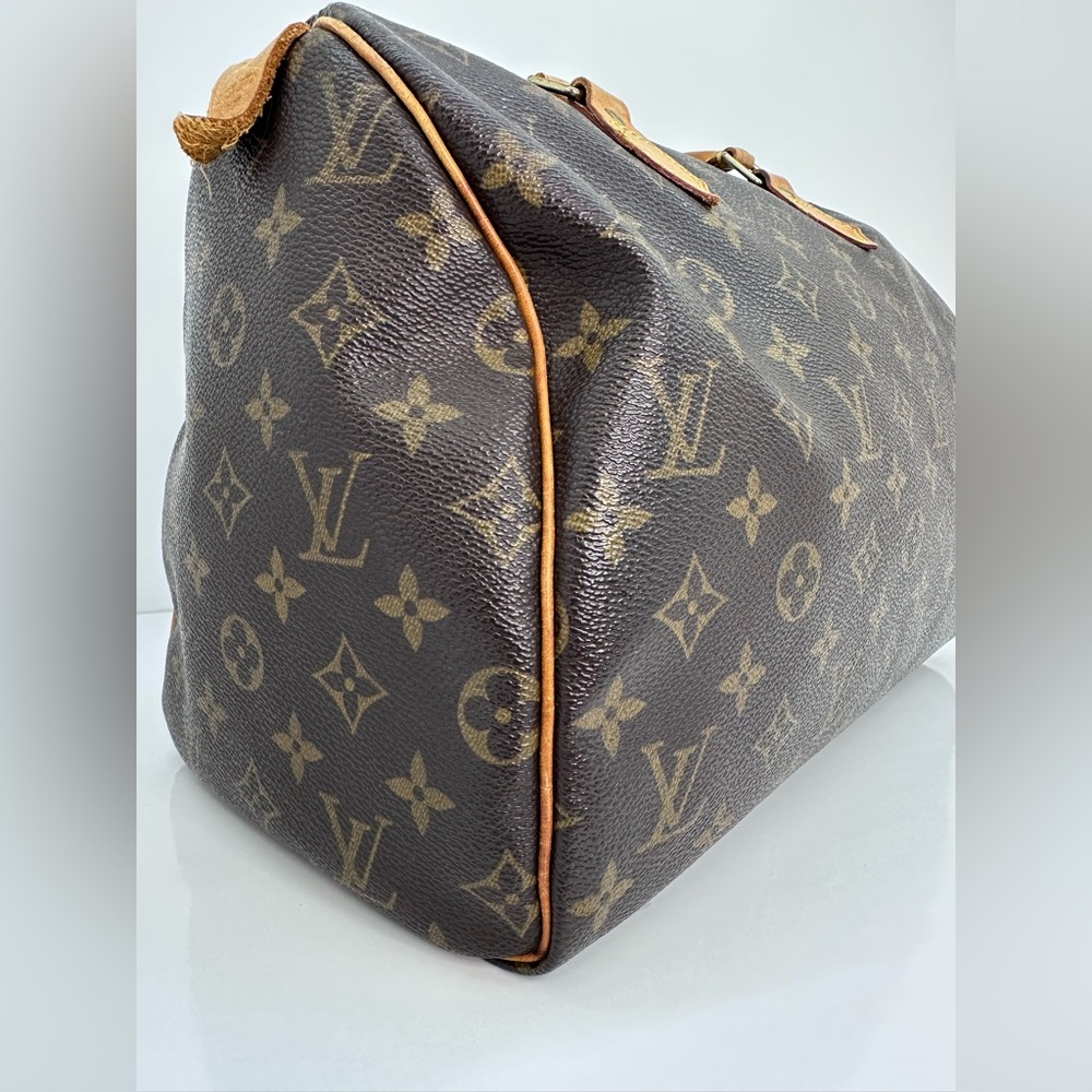 Louis Vuitton Brown Monogram speedy 30 - Picture 6 of 16